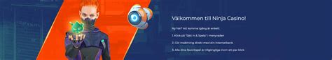 ninja casino välkomstbonus.